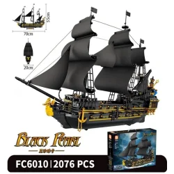 ساختنی فارنج مدل دزدان دریایی کارائیب طرح کشتی مروارید سیاه کد FC6010 - Image 2
