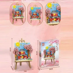 ساختنی مدل معبد شبانگاه طرح شکوفه هلو کد 9152A - Image 3