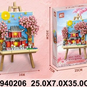 ساختنی مدل معبد شبانگاه طرح شکوفه هلو کد 9152A - Image 2