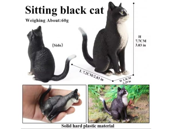 فیگور مدل گربه طرح Domestic ShortHair کد CA954-4
