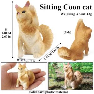 فیگور مدل گربه طرح Maine Coon کد CA954-6