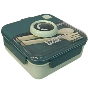 ظرف غذا کودک به همراه قاشق و چنگال کد LB673