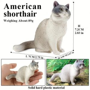 فیگور مدل گربه طرح British Short Hair کد CA954-1