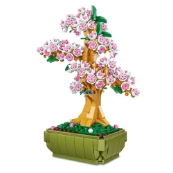 ساختنی ژنگبو مدل بونسای شکوفه گیلاس طرح Sakura کد 9111A - Image 4