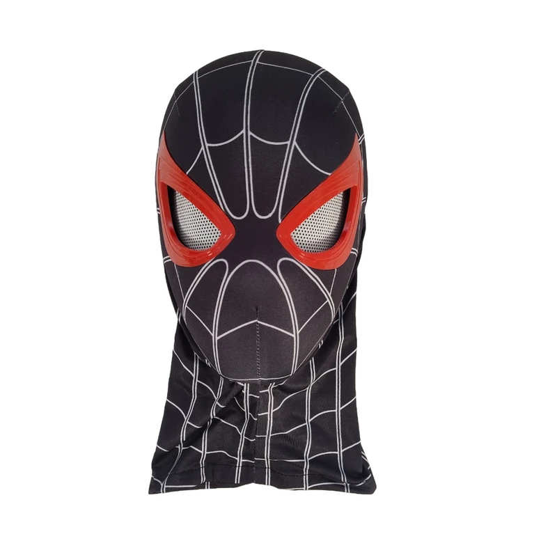 ماسک ایفای نقش مدل مرد عنکبوتی طرح مایلز مورالز چشم متحرک ریموتدار کد 10-622