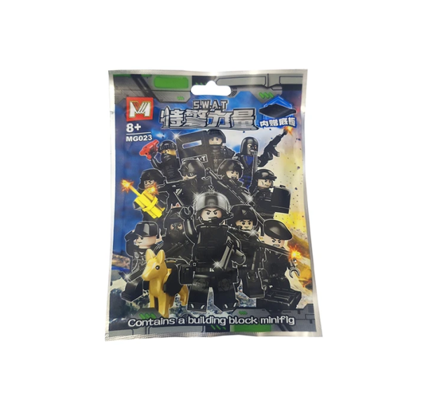 مینی فیگور شانسی مدل نیروی ویژه پلیس طرح S.W.A.T کد MG023