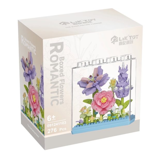 ساختنی مدل گل طرح Romantic Boxed Flowers کد 41103