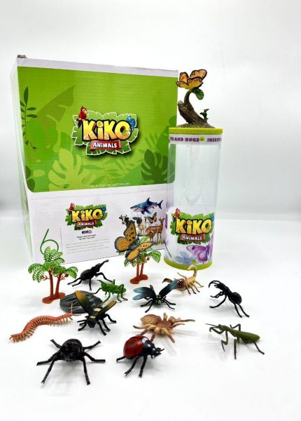 فیگور مدل استوانه ای طرح حشرات 15 عددی کد Kik001