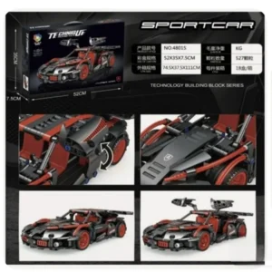 ساختنی مدل ماشین مسابقه ای طرح Hyper Car کد 48015