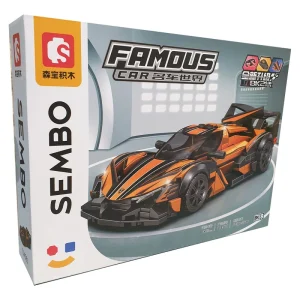 لگوی سیمبو بلاک مدل ماشین مسابقه‌ای طرح Famous car کد 714561 – 303 تکه