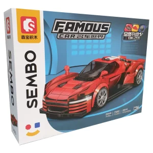لگوی سیمبو بلاک مدل ماشین مسابقه‌ای طرح Famous car کد 714563 – 336 تکه