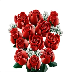لگوی دسته گل رز مدل Bouquet Of Roses کد 1328 - 822 تکه