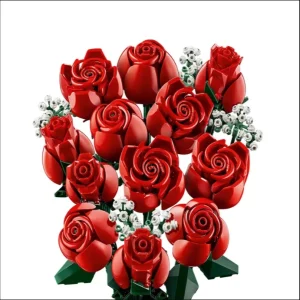 لگوی دسته گل رز مدل Bouquet Of Roses کد 1328 - 822 تکه