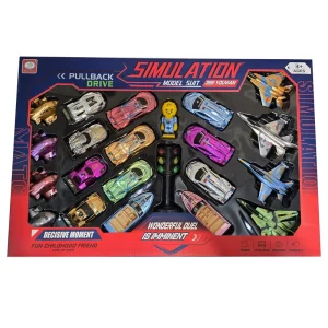 کیت 22 تکه ماشین بازی مدل SIMLILATION کد 399-869D