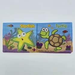 کتاب حمام کودک مدل سوتک دار طرح Sea World کد SW1
