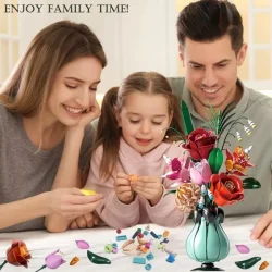 لگوی گلدان گل رز طرح BELISAMA FLOWER کد 13069 – 566 تکه