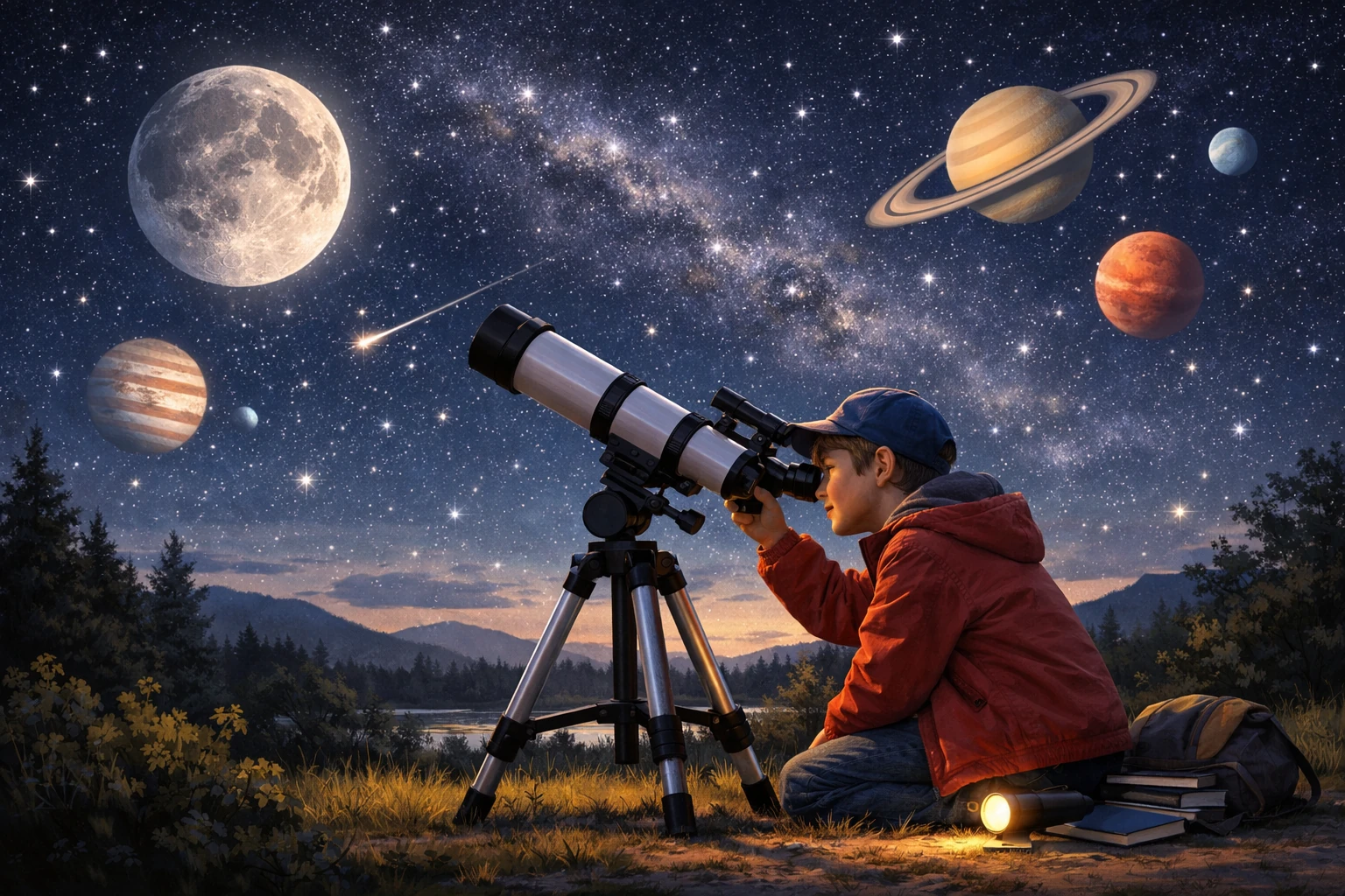 چرا تلسکوپ برای کودکان یک ابزار آموزشی مهم است؟