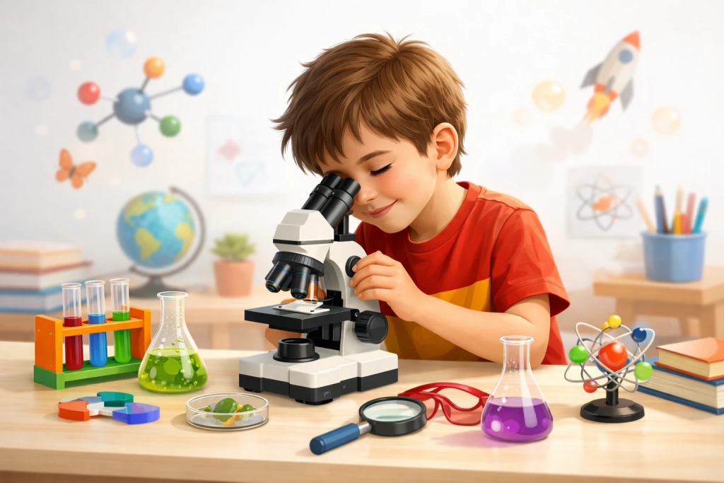 میکروسکوپ برای کودکان؛ ترکیب هیجان، کشف و آموزش