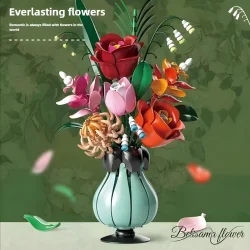 لگوی گلدان گل رز طرح BELISAMA FLOWER کد 13069 – 566 تکه