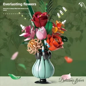 لگوی گلدان گل رز طرح BELISAMA FLOWER کد 13069 – 566 تکه