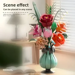 لگوی گلدان گل رز طرح BELISAMA FLOWER کد 13069 – 566 تکه