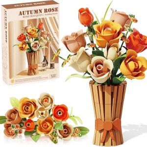 لگوی گلدان گل های رز طرح Rose bouquet کد 13066 - 868 تکه