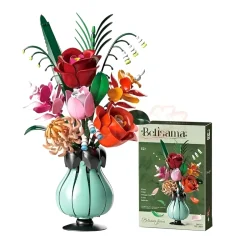 لگوی گلدان گل رز طرح BELISAMA FLOWER کد 13069 – 566 تکه