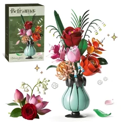 لگوی گلدان گل رز طرح BELISAMA FLOWER کد 13069 - 566 تکه