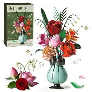 لگوی گلدان گل رز طرح BELISAMA FLOWER کد 13069 - 566 تکه