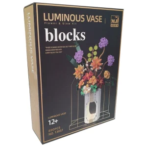 لگوی گل گلدانی چراغ دار طرح LUMINOUS VASE کد 13037 - 890 قطعه