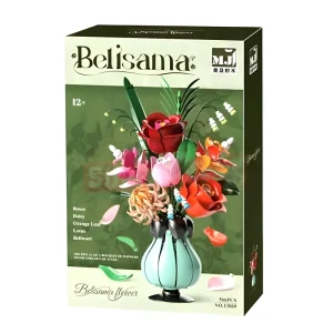 لگوی گلدان گل رز طرح BELISAMA FLOWER کد 13069 – 566 تکه