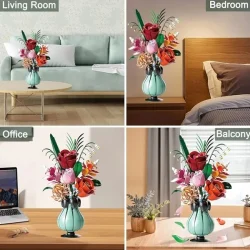 لگوی گلدان گل رز طرح BELISAMA FLOWER کد 13069 – 566 تکه
