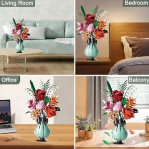 لگوی گلدان گل رز طرح BELISAMA FLOWER کد 13069 – 566 تکه