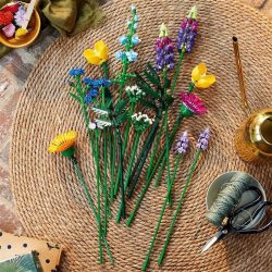 لگوی دسته گل گلهای وحشی کد 1333 – 939 قطعه