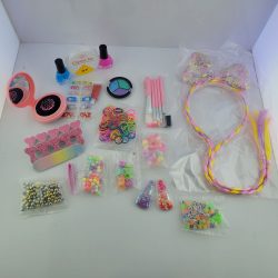 ست دستبندسازی و آرایش دخترانه کد LD6099