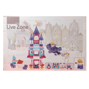 ساختنی مدل قصر پرنسس طرح Live Zone کد 55012 – 101 قطعه درشت