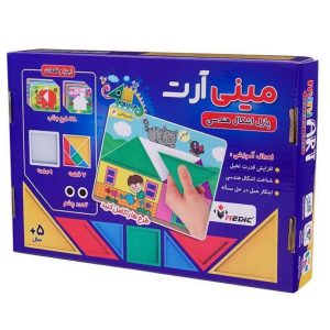 بازی فکری مدل مینی آرت طرح پازل اشکال هندسی