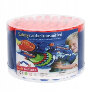 تیر فومی تفنگ مدل Soft Bullets مجموعه 60 عددی