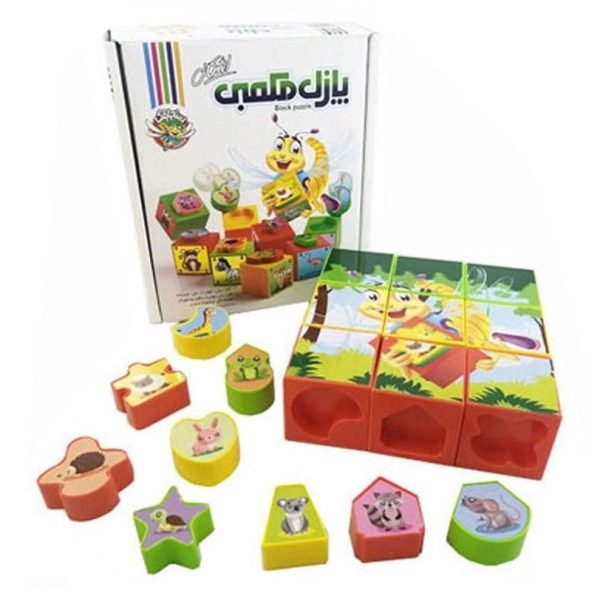 بازی فکری مدل پازل مکعبی اشکال