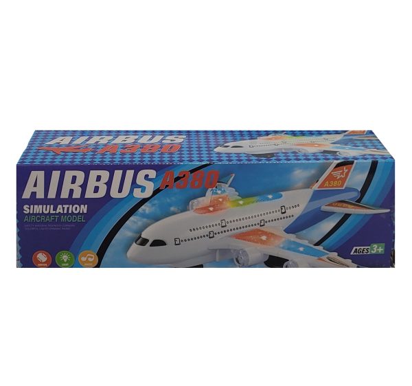 هواپیمای بازی موزیکال مدل Airbus A380 کد KH332-10