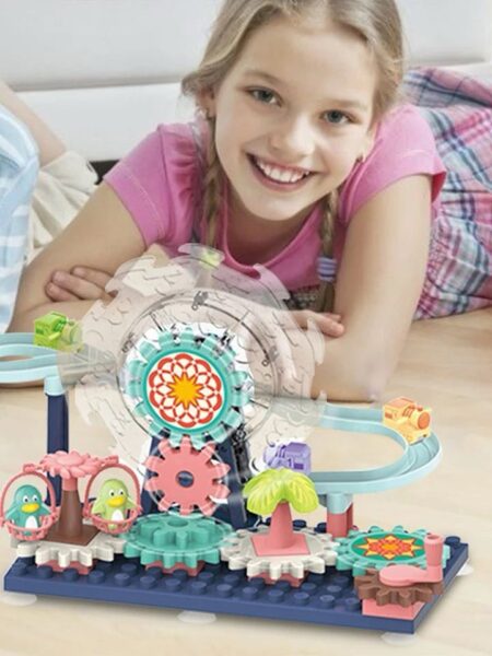 ساختنی مدل بلوک چرخ دنده ای طرح شهربازی کد 88013