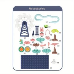 ساختنی مدل بلوک چرخ دنده ای طرح شهربازی کد 88013