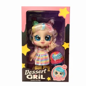 عروسک موزیکال مدل دسرت گرل کد DY8801D