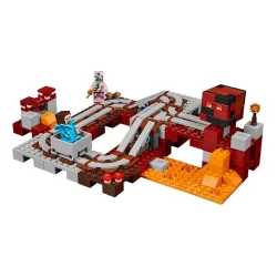 لگو ماینکرفت سری مای ورلد طرح The Nether Railway کد 10620 – 399 قطعه