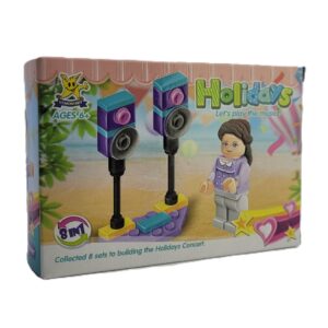 لگو دخترانه مدل فستیوال موسیقی ساحلی طرح باند و اسپیکر کد SM204B-6