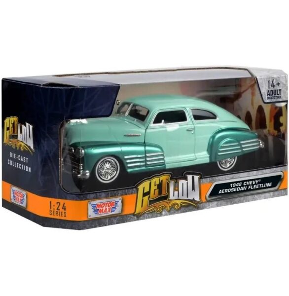 ماکت ماشین موتور مکس مدل Chevy Aerosedan Fleetline 1948 کد 79027 - Image 2