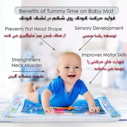 تشک بازی مدل واتر مت طرح دلفین ها