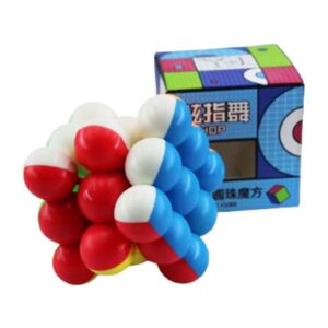 روبیک 3*3 مدل مجیک کیوب طرح توپی کد 8347
