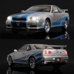 ماشین بازی Nissan Skyline GTR R38 طرح سریع و خشن