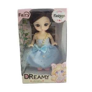 عروسک Dreamy Bay مدل چشم تیله ای کد 6637-3 ارتفاع 15 سانتی متر